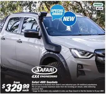 Safari 4WD Snorkels