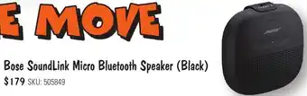 JB Hi-Fi Bose SoundLink Micro Bluetooth Speaker (Black) offer