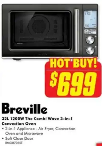 The Good Guys 32L 1200W The Combi Wave 3-in-1 Convection Oven offer