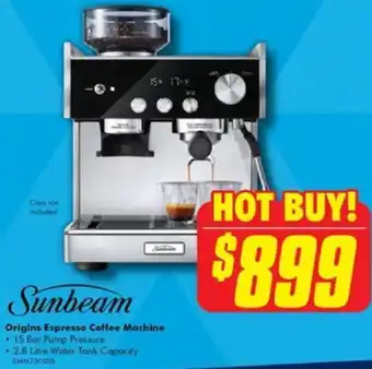 The Good Guys Origins Espresso Coffee Machine offer