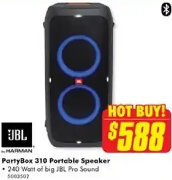 The Good Guys PartyBox 310 Portable Speaker offer