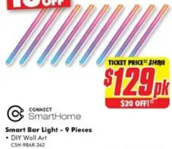 The Good Guys Smart Bar Light - 9 Pieces offer