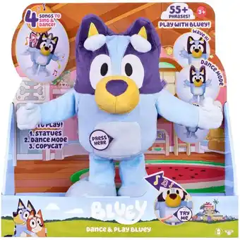 Kmart Bluey dance and play plush toy offer