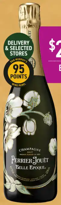 Dan Murphy's PERRIER-JOUET BELLE EPOQUE CHAMPAGNE VINTAGE offer