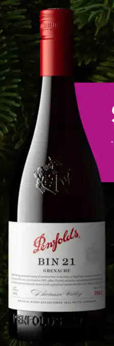 Dan Murphy's PENFOLDS BIN 21 GRENACHE 2022 offer