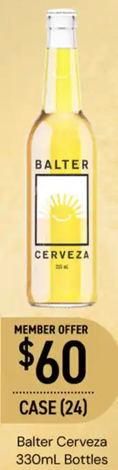 Dan Murphy's Balter Cerveza 330mL Bottles offer