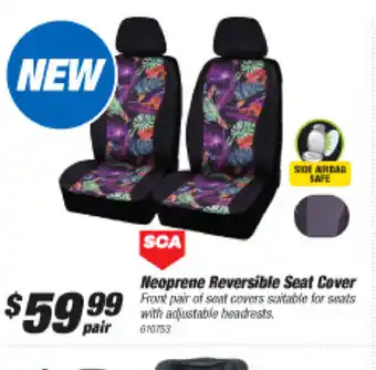 Neoprene Reversible Seat Cover