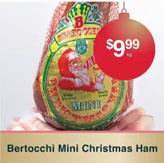 Australian Butchers Bertocchi Mini Christmas Ham offer