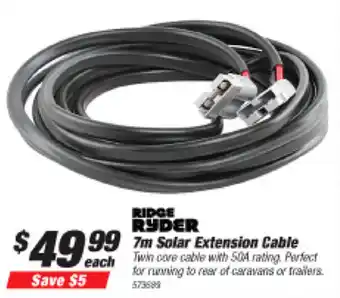Ridge Ryder Solar Extension Cable 7m