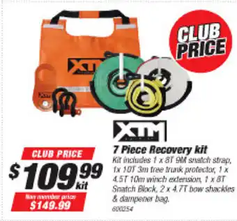 XTM 7 Piece Recovery Kit
