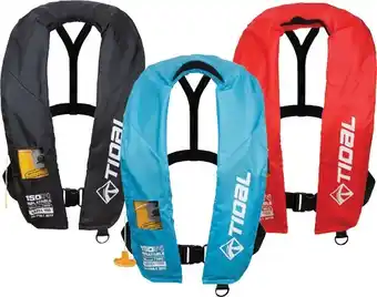BCF Tidal l150 manual inflatable pfds offer
