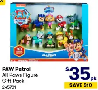 BIG W PAW Patrol All Paws Figure Gift Pack offer
