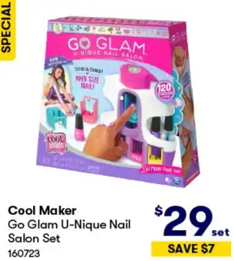 BIG W Cool Maker Go Glam U-Nique Nail Salon Set offer