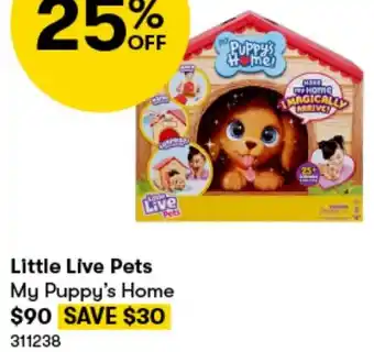 BIG W Little Live Pets My Puppy's Home offer