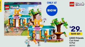 BIG W LEGO Friends Cat Hotel offer