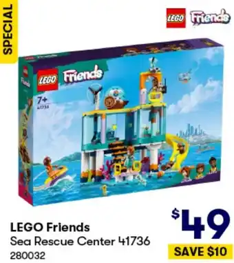 BIG W LEGO Friends Sea Rescue Center offer