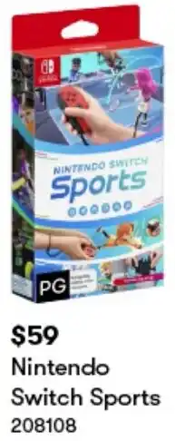 BIG W Nintendo Switch Sports offer