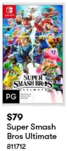 BIG W Super Smash Bros Ultimate offer