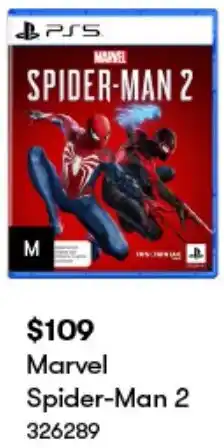 BIG W Marvel Spider-Man 2 offer