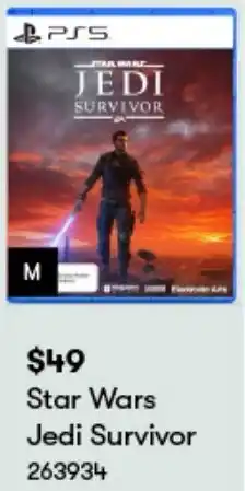 BIG W Star Wars Jedi Survivor offer