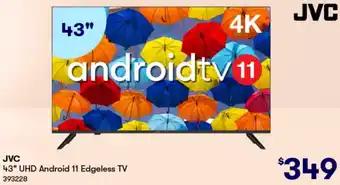 43" UHD Android 11 Edgeless TV