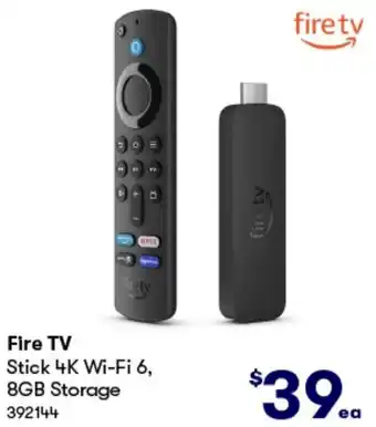 BIG W Stick 4K Wi-Fi 6, 8GB Storage offer