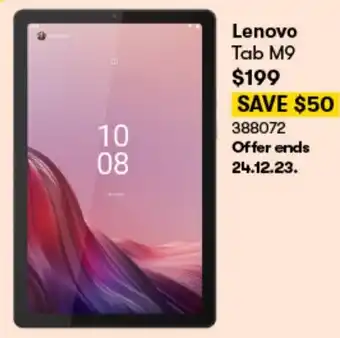 BIG W Lenovo Tab M9 offer