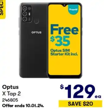 BIG W Optus X Tap 2 offer