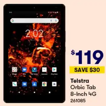 BIG W Telstra Orbic Tab 8-Inch 4G offer