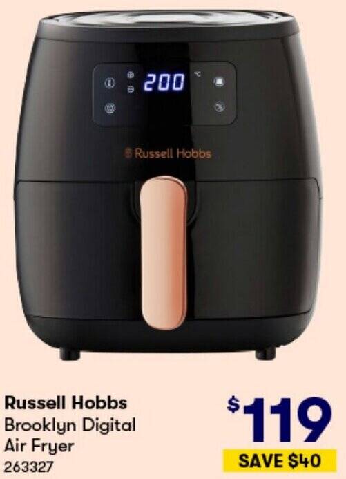 Russell Hobbs Brooklyn Digital Air Fryer offer at BIG W