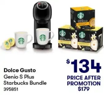 BIG W Dolce Gusto Genio S Plus Starbucks Bundle offer