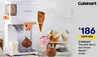 BIG W Cuisinart The Soft Serve Ice Cream Maker offer