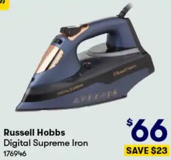 BIG W Russell Hobbs Digital Supreme Iron offer