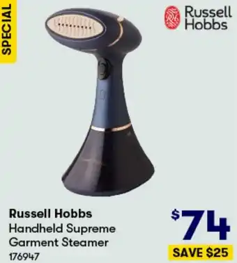 BIG W Russell Hobbs Handheld Supreme Garment Steamer offer