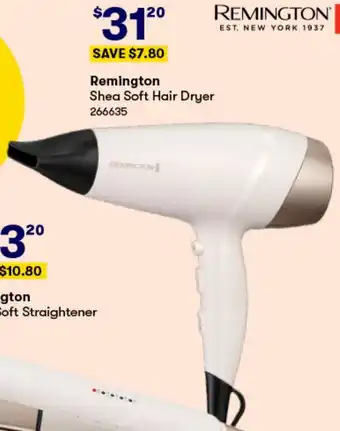 BIG W Remington Shea Soft Hair Dryer offer