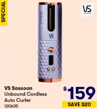 VS Sassoon Unbound Cordless Auto Curler