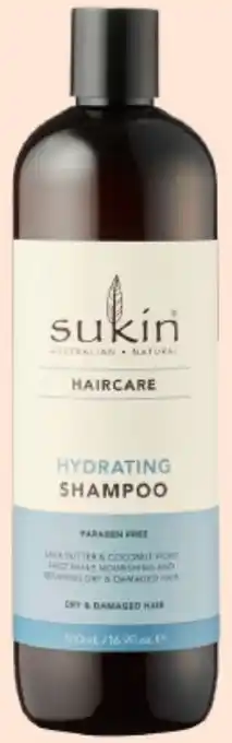 BIG W Sukin Hydrating Shampoo 500ml offer
