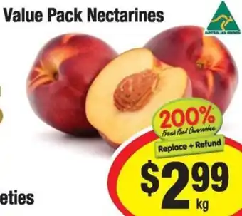 CORNETTS Value Pack Nectarines offer