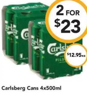 Carlsberg Cans 4x500ml