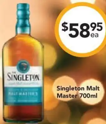 Singleton Malt Master 700ml