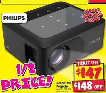 JB Hi-Fi Neopix 110 Projector offer