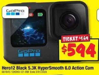 JB Hi-Fi Hero12 Black 5.3K HyperSmooth 6.0 Action Cam offer
