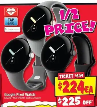 JB Hi-Fi Google Pixel Watch offer