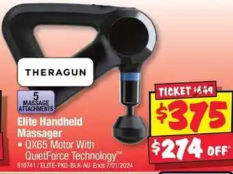 JB Hi-Fi Elite Handheld Massager offer