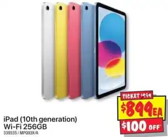 JB Hi-Fi iPad (10th generation) Wi-Fi 256GB offer