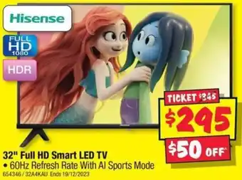 JB Hi-Fi 32" Full HD Smart LED TV offer