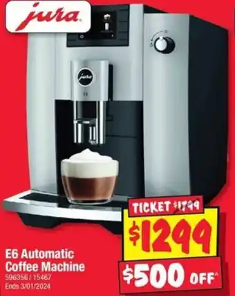 JB Hi-Fi E6 Automatic Coffee Machine offer