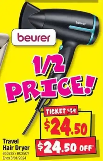 JB Hi-Fi Travel Hair Dryer offer