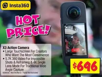 JB Hi-Fi X3 Action Camera offer