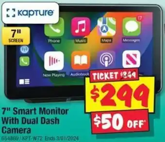 JB Hi-Fi 7" Smart Monitor With Dual Dash Camera offer
